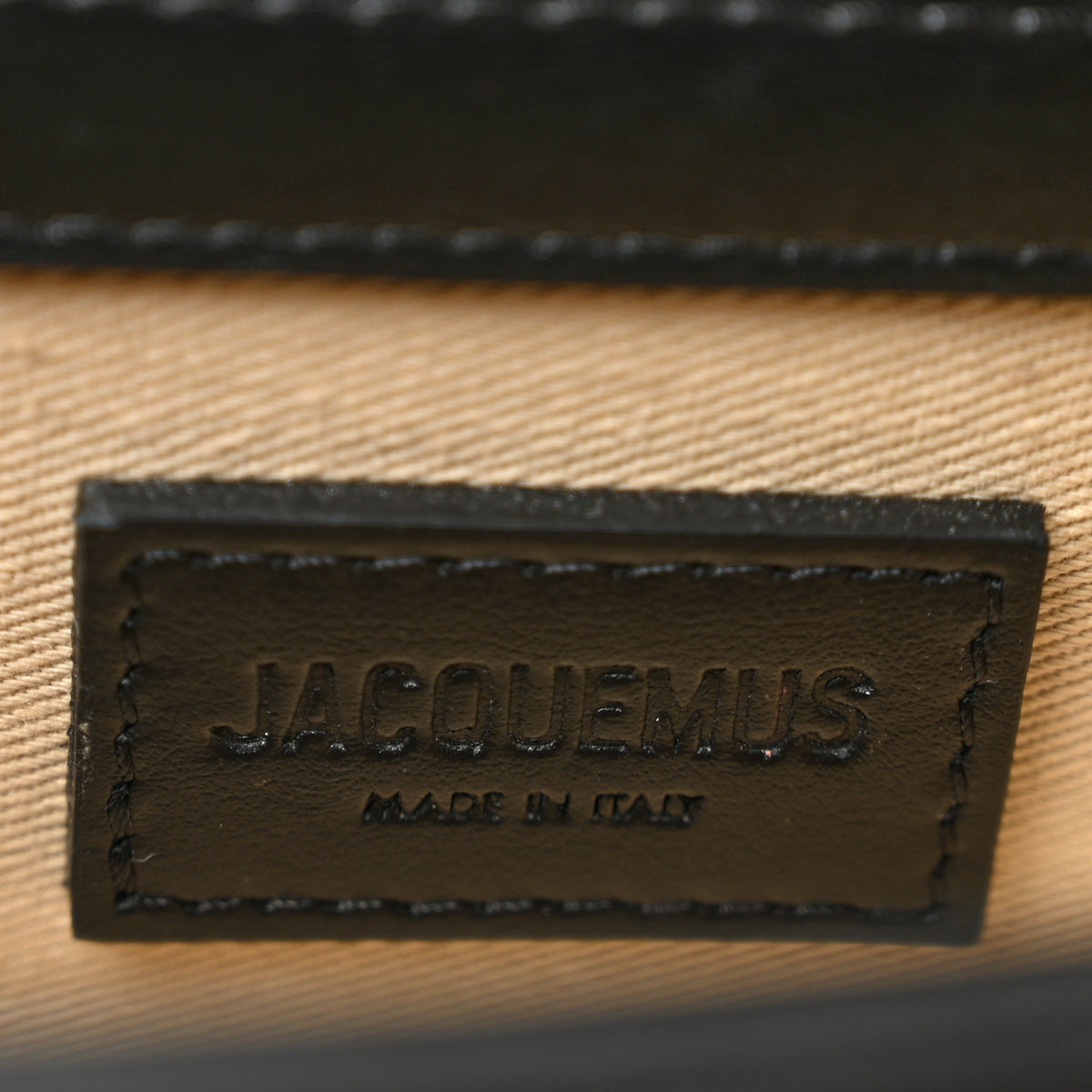 Smooth Calfskin Le Bambino Black