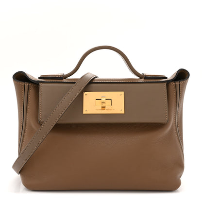 Hermes Evercolor Swift 24/24 21 Beige De Weimar Etoupe 1 of 13