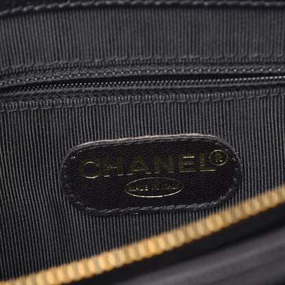 Chanel Caviar Shoulder Bag Black Black 7 of 10