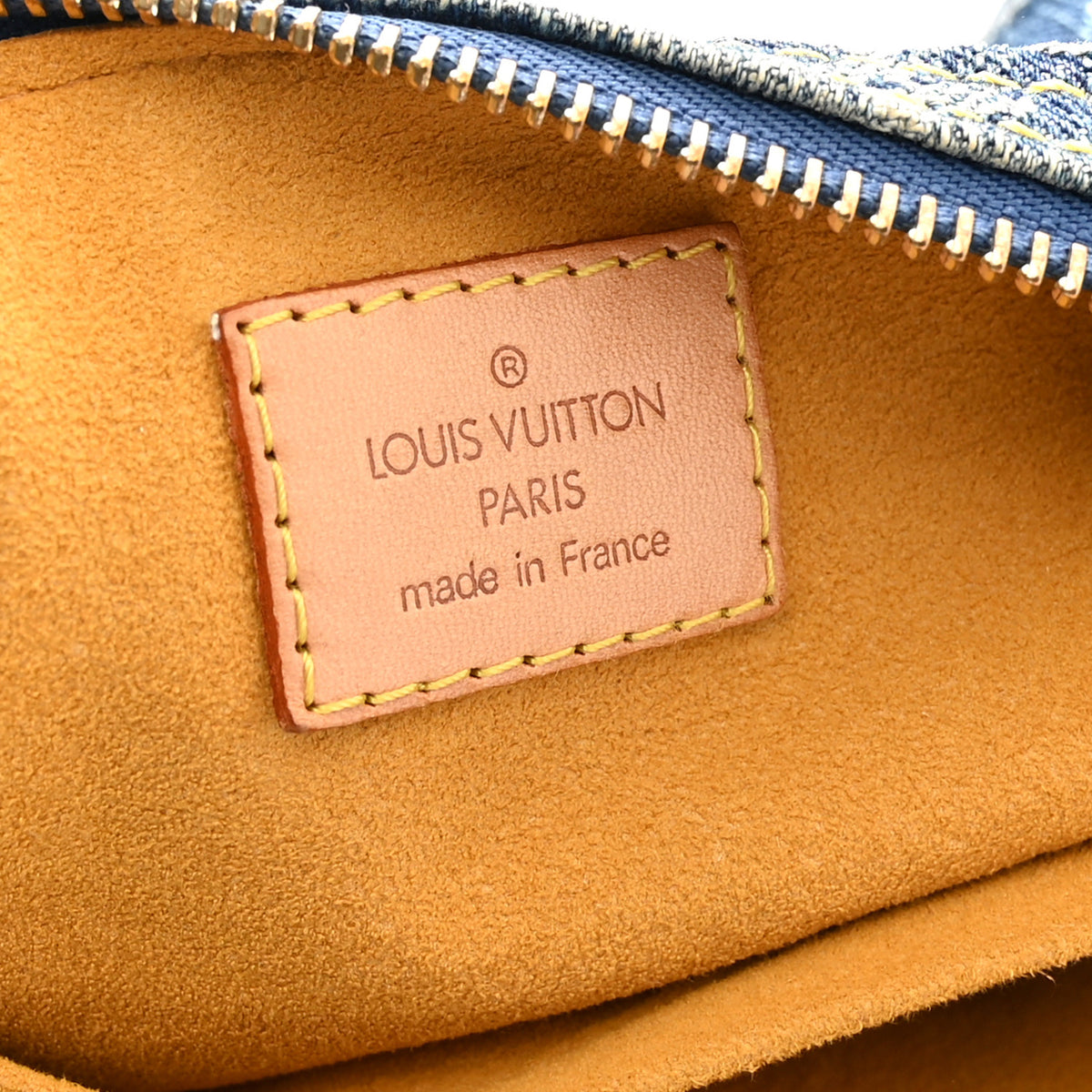 Louis Vuitton Monogram Denim Baggy PM Blue 6 of 10