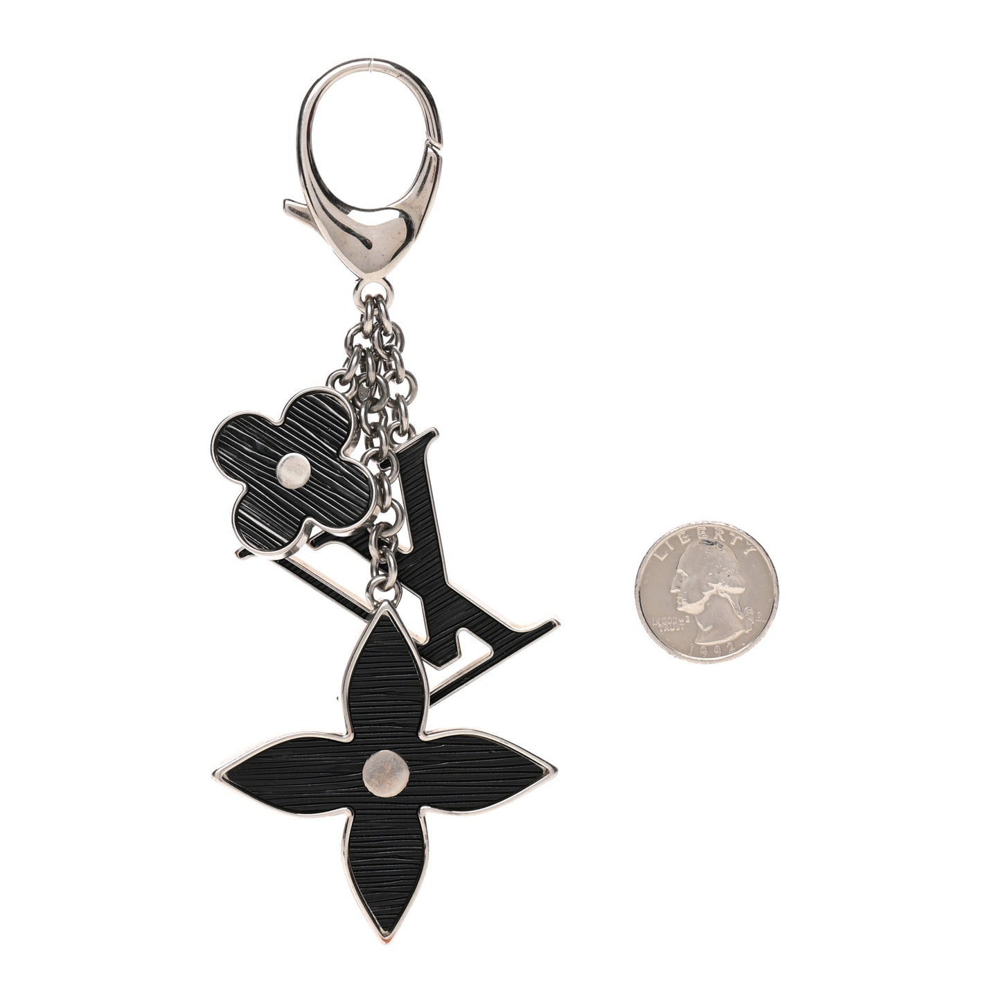 Electric Epi Fleur d'Epi Bag Charm Black