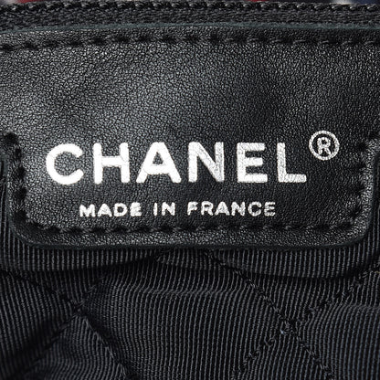 Chanel Tweed Arctic Fantasy Fur Flap Blue Red 8 of 9