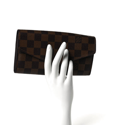 Louis Vuitton Damier Ebene Sarah Wallet NM 7 of 8