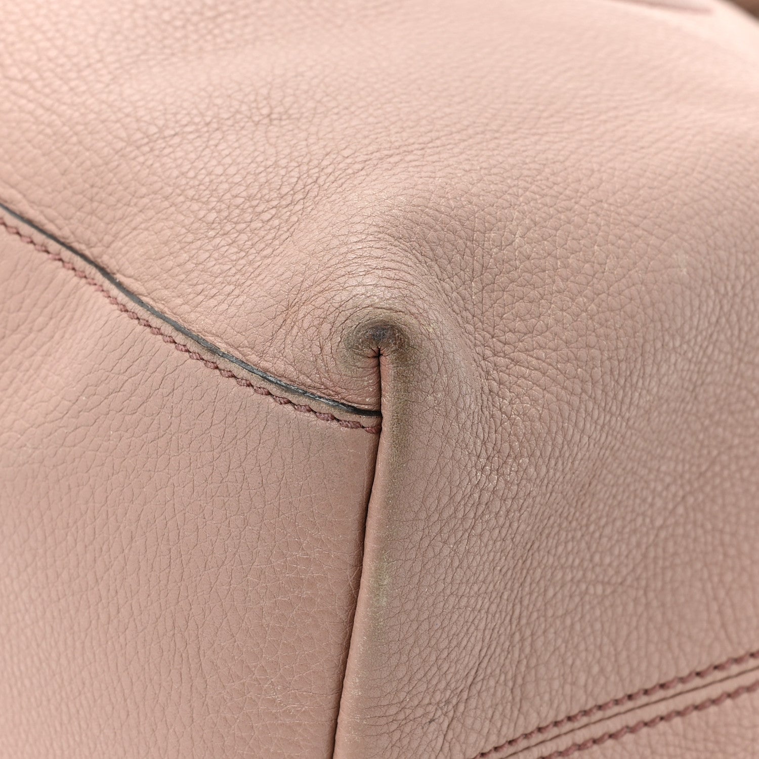 Gucci Pebbled Calfskin Medium Soho Chain Shoulder Bag Dark Cipria 17 of 21