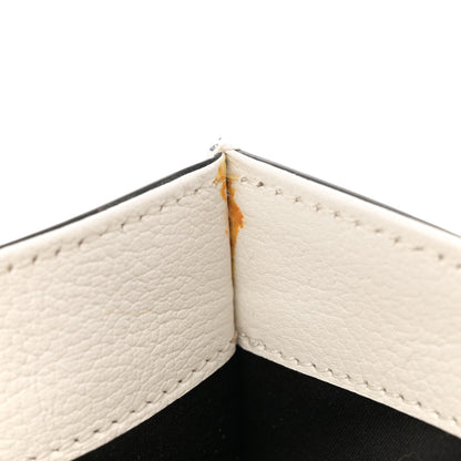 Miu Miu Goatskin Resin Madras Chain Shoulder Bag White 10 of 11