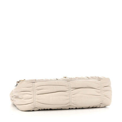 Prada Nappa Gaufre Re-Edition 2005 Shoulder Bag Talco 4 of 13