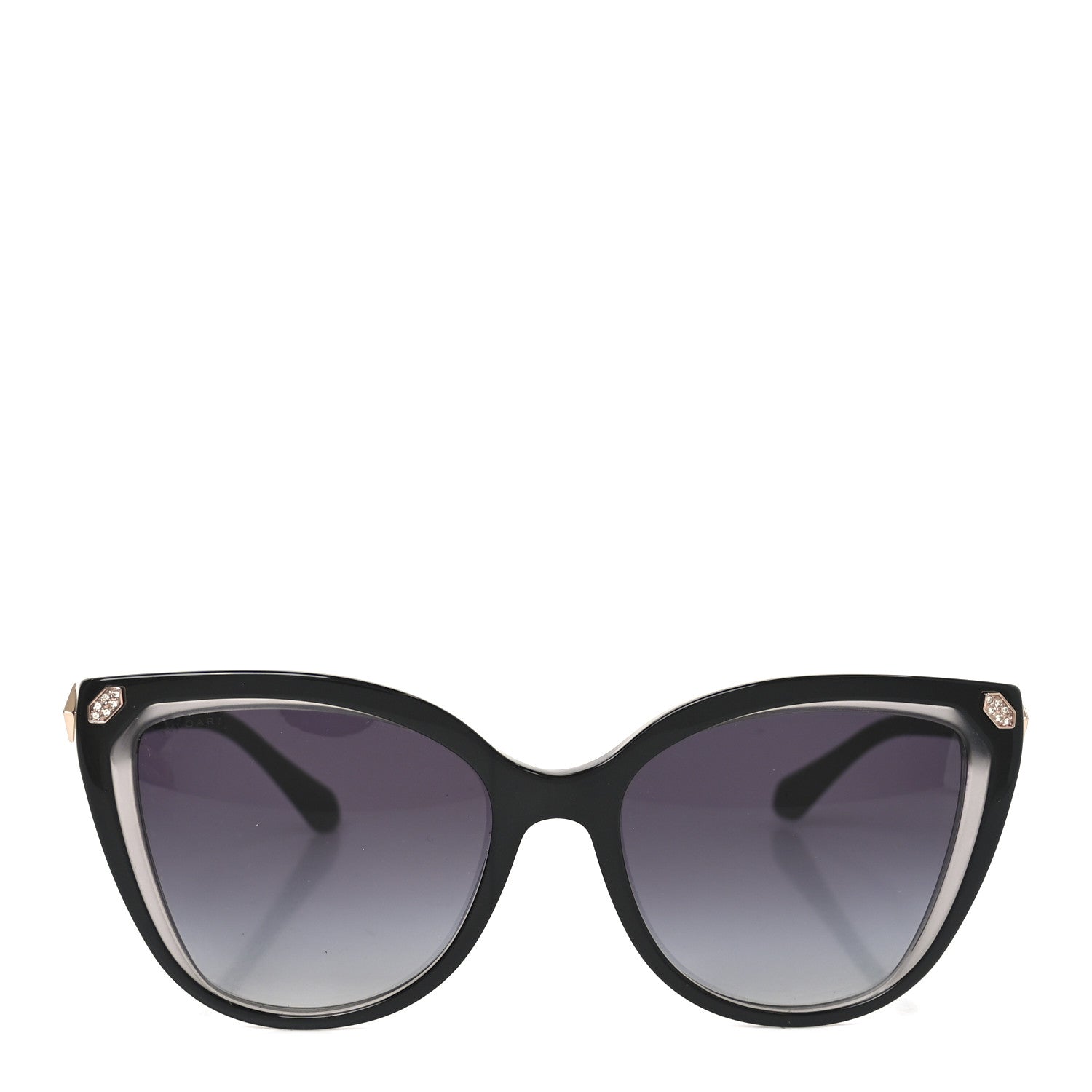 Bulgari Cat Eye 8212-B Sunglasses Black 3 of 14