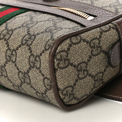 Gucci GG Supreme Monogram Web Small Ophidia Belt Bag 85 34 Dark Brown 9 of 9