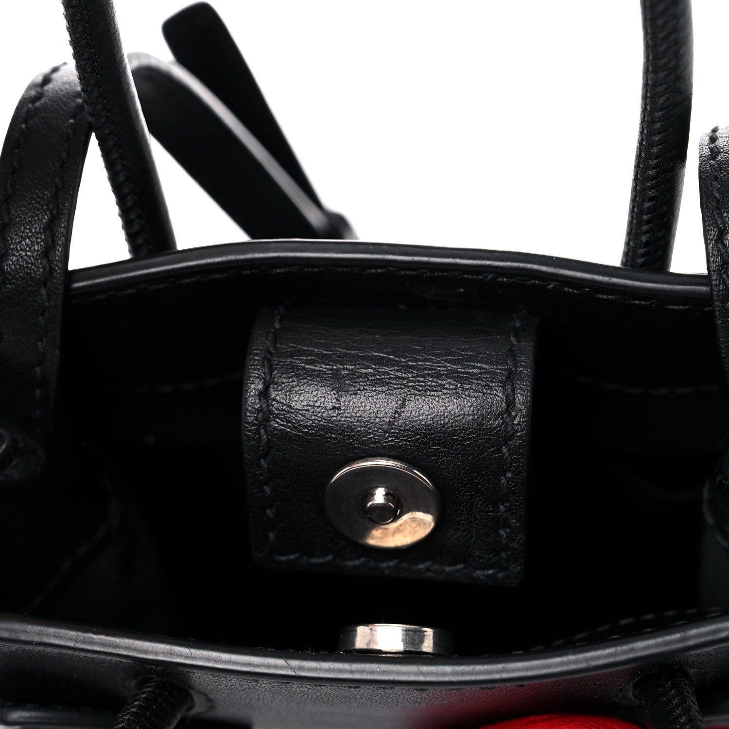 Balenciaga Calfskin Hello Kitty Phone Holder Bag Black 12 of 14
