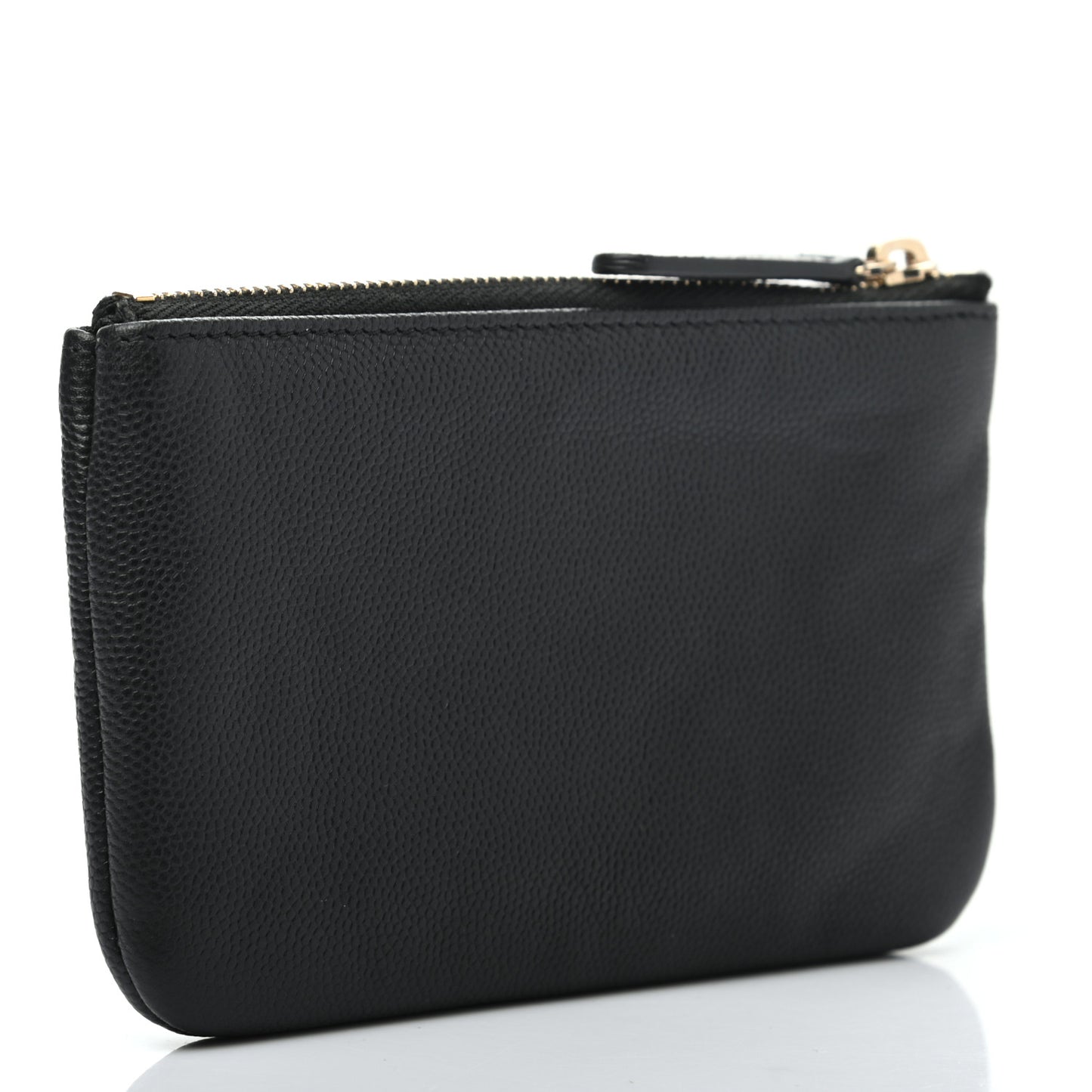 Caviar Studded Deauville Cosmetic Pouch Black