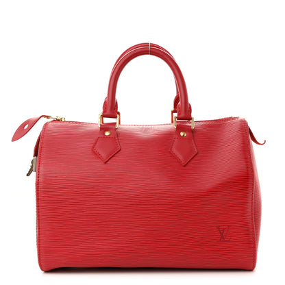 Louis Vuitton Epi Speedy 25 Rouge 1 of 9
