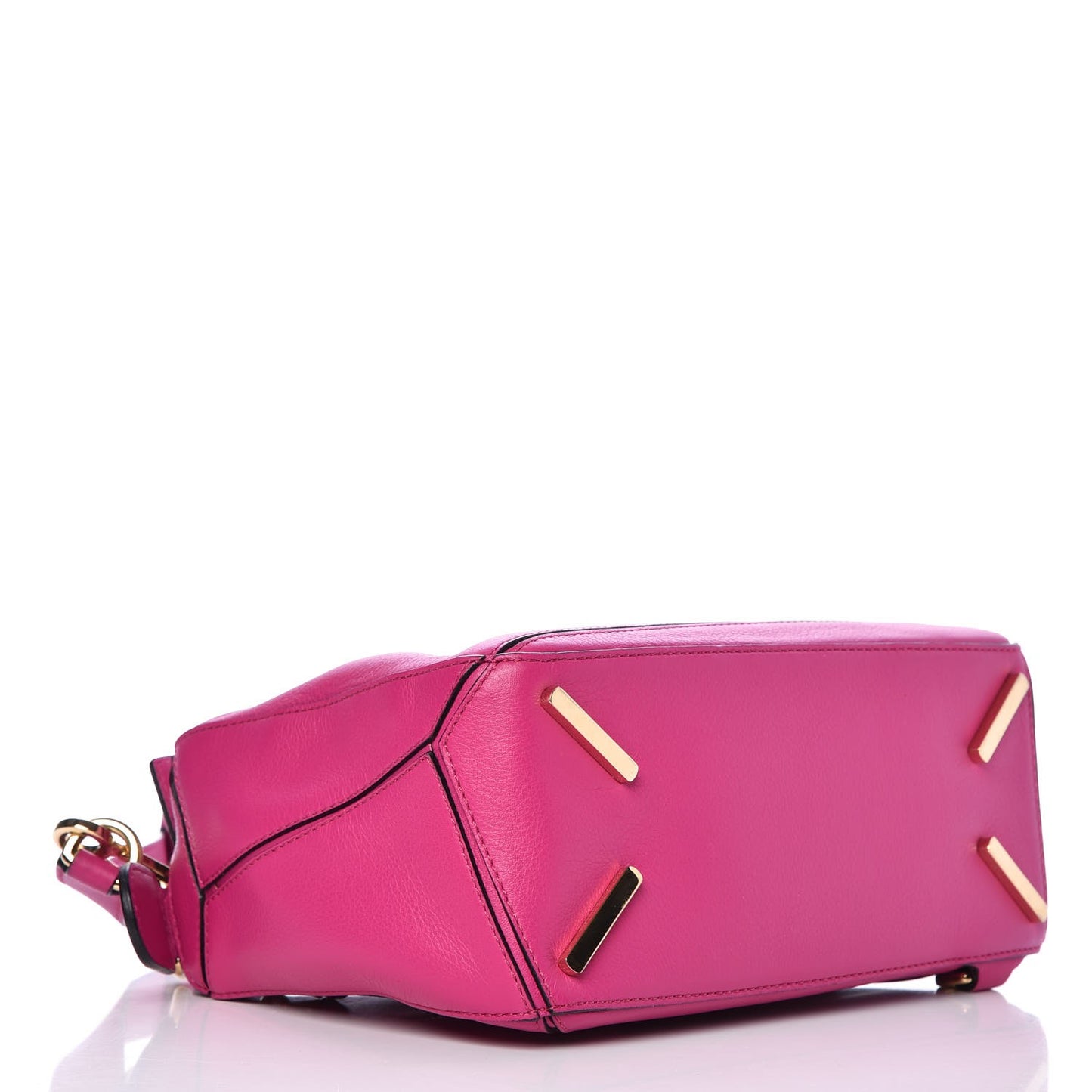 Calfskin Small Puzzle Bag Fuchsia