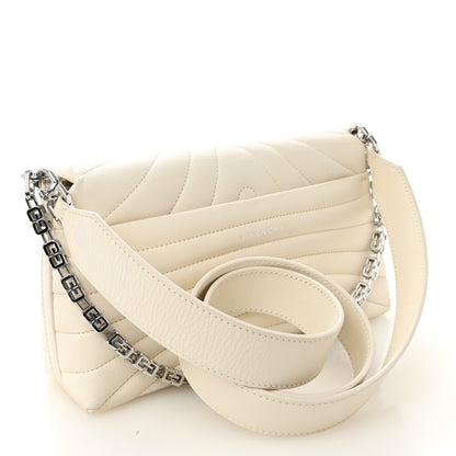 Givenchy Calfskin Quilted Small 4G Shoulder Bag Ivory 3 of 10