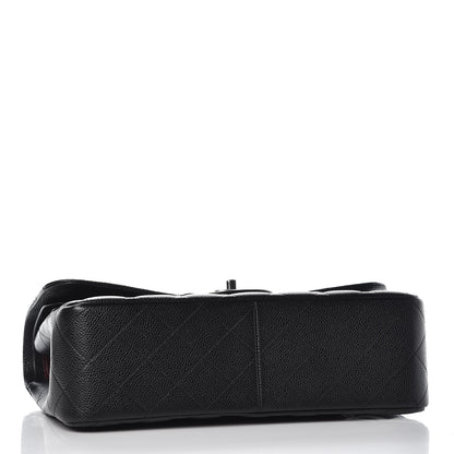Chanel Caviar Quilted Jumbo Double Flap Black 4 of 8