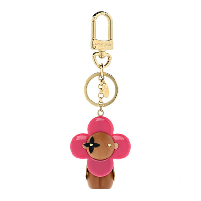 Louis Vuitton Resin Wood Vivienne Bag Charm Pink 1 of 6