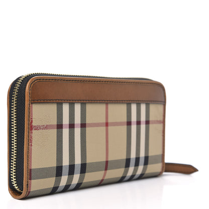Burberry Horseferry Check Zip Around Wallet Brown 3 of 11
