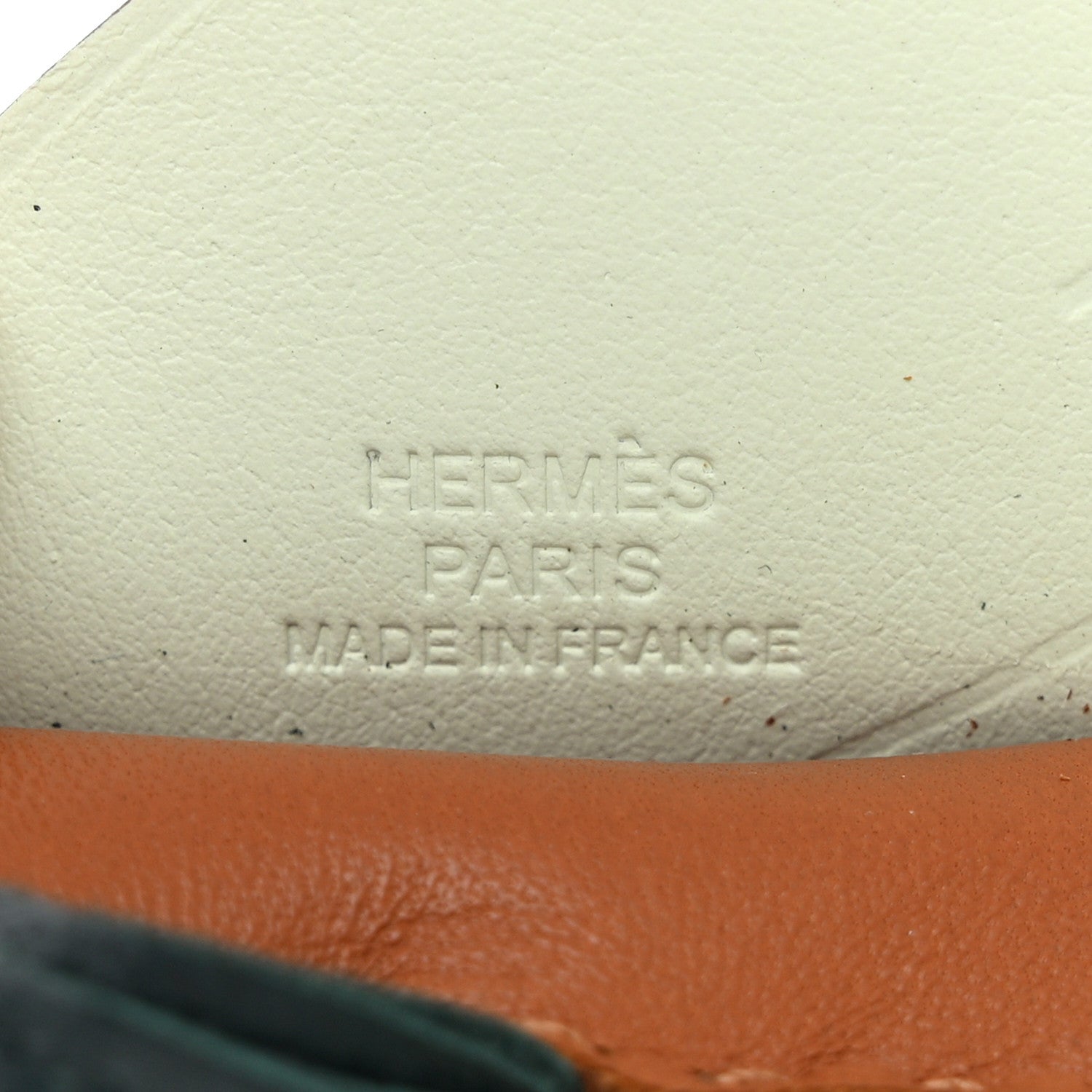 Hermes Milo Lambskin Grigri Rodeo Pegase Horse Bag Charm MM Gold Vert Cypress Vert Fizz 3 of 5