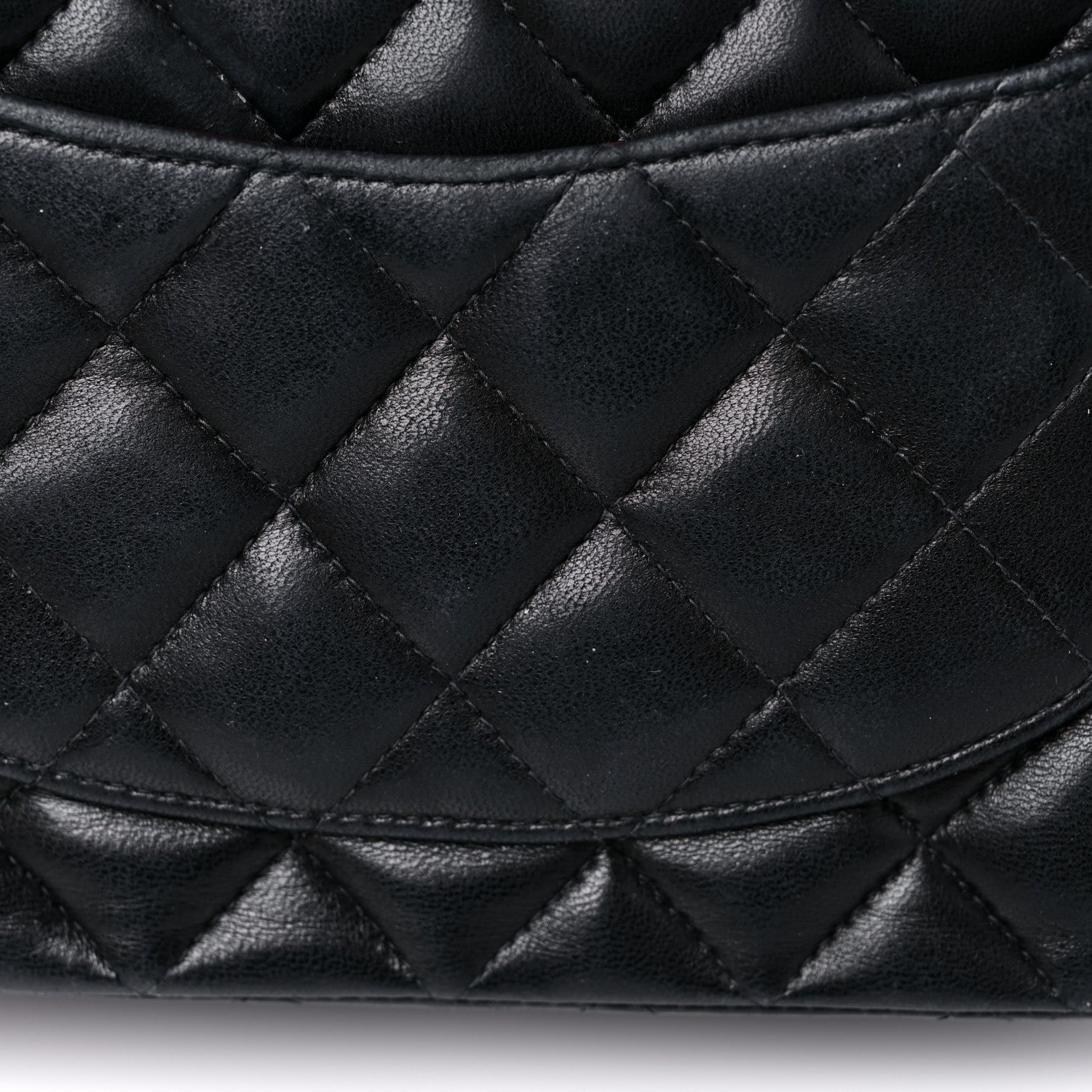 Chanel Lambskin Quilted Mini Square Flap Black 14 of 18