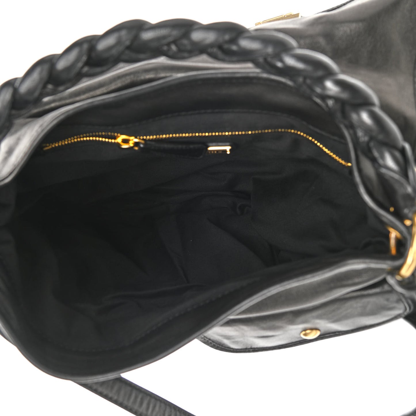 Nappa Matelasse Coffer Hobo Black