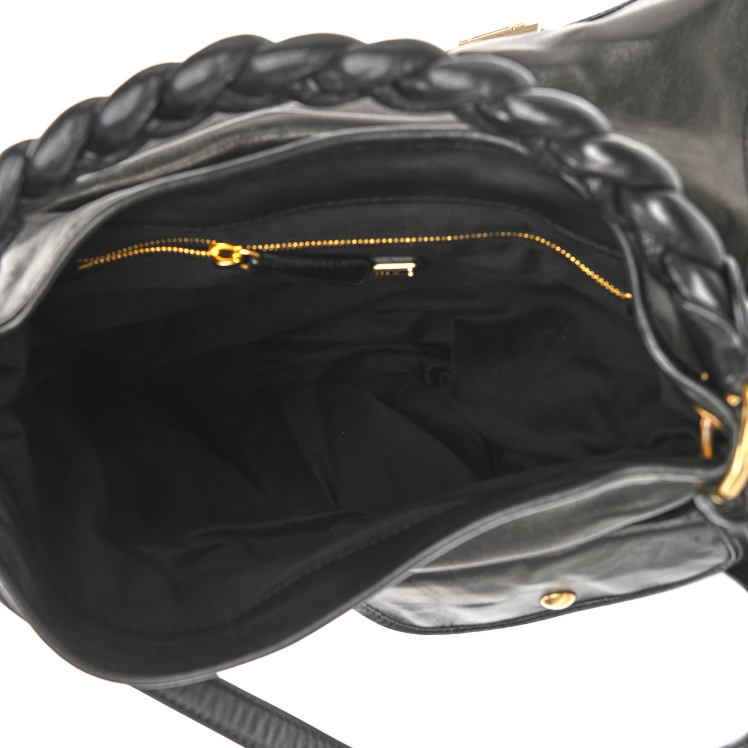 Miu Miu Nappa Matelasse Coffer Hobo Black 5 of 12