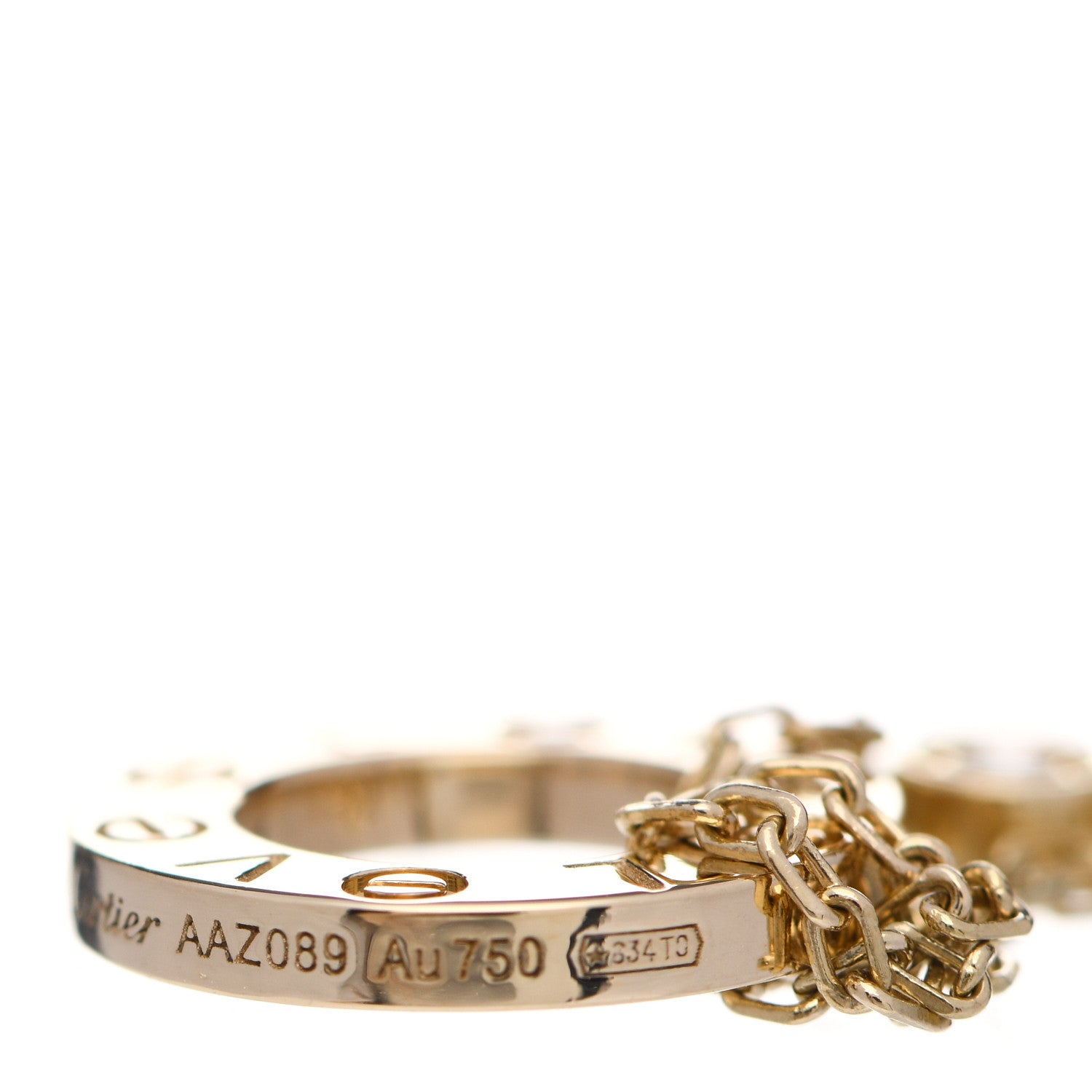 Cartier 18K Yellow Gold Diamond LOVE Bracelet 5 of 6