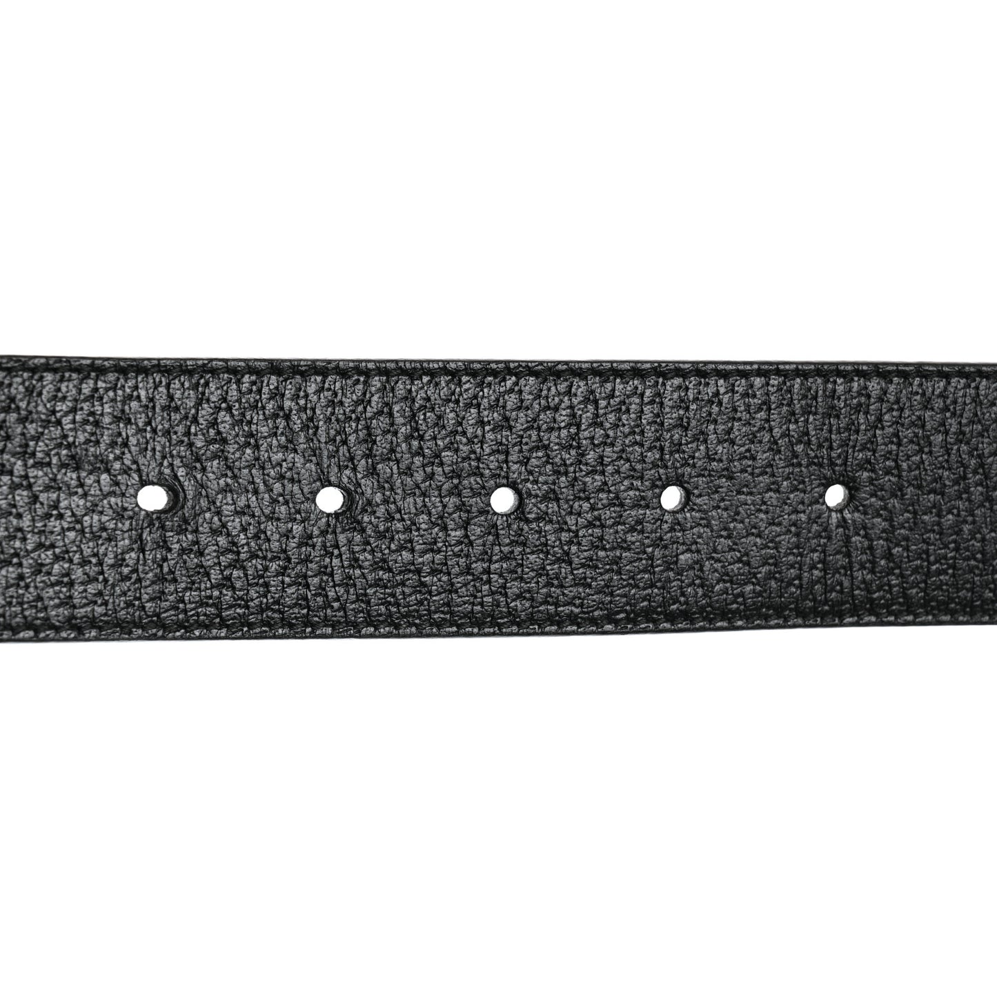 Textured Calfskin Double G 40mm Belt 85 34 Black
