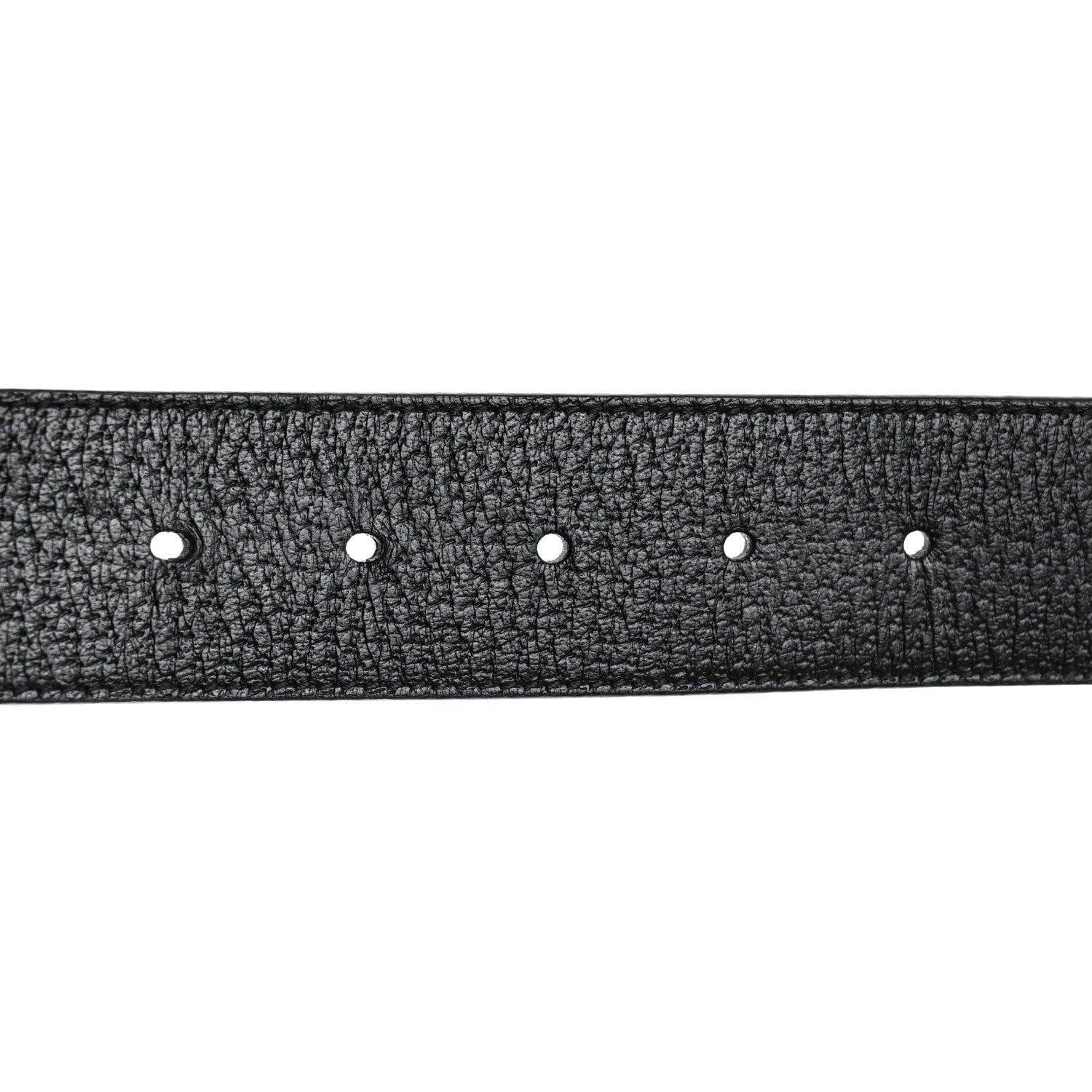 Gucci Textured Calfskin Double G 40mm Belt 85 34 Black 5 of 5