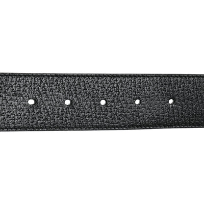 Gucci Textured Calfskin Double G 40mm Belt 85 34 Black 5 of 5