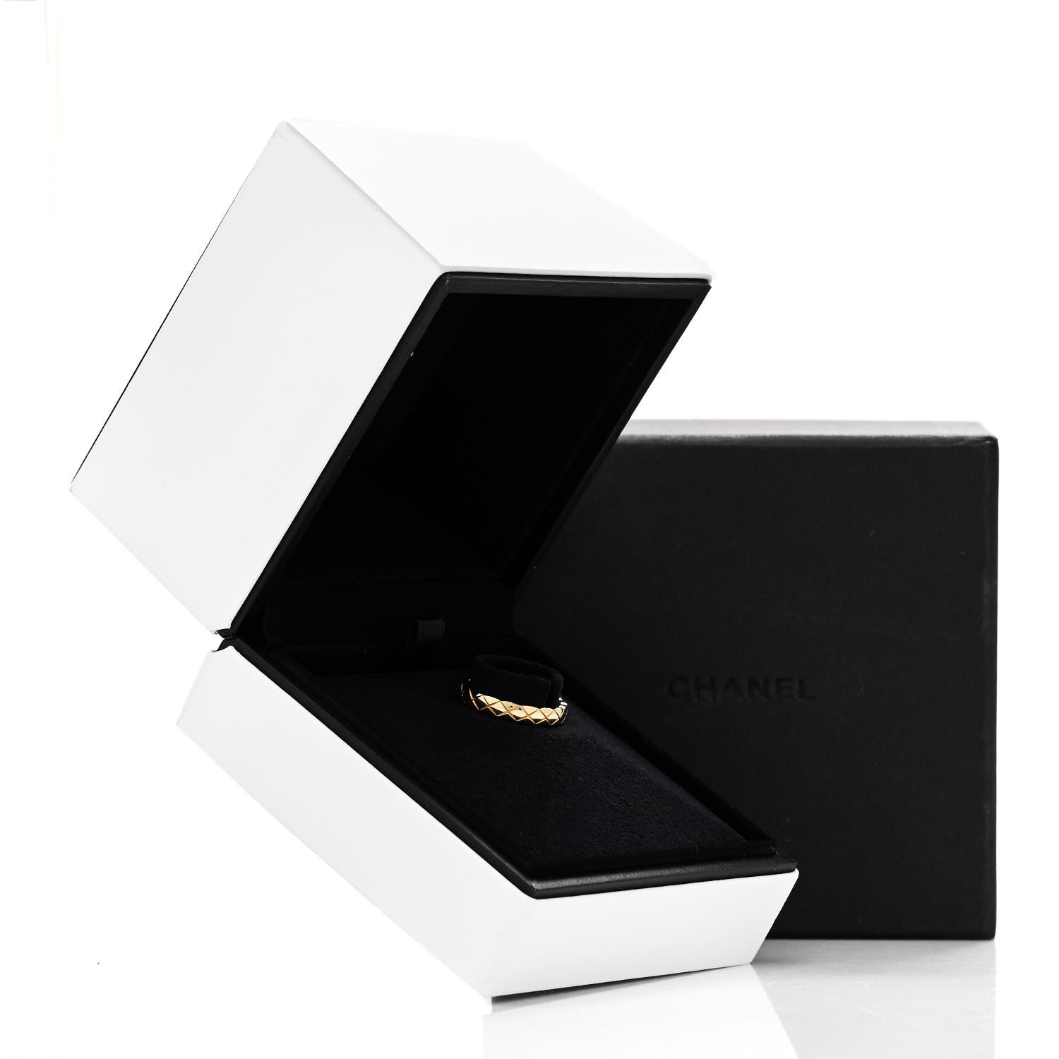 Chanel 18K Yellow Gold Mini Coco Crush Ring 50 5.25 6 of 6