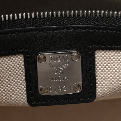 MCM Nappa Jacquard Monogram Large Tote Grey 6 of 9