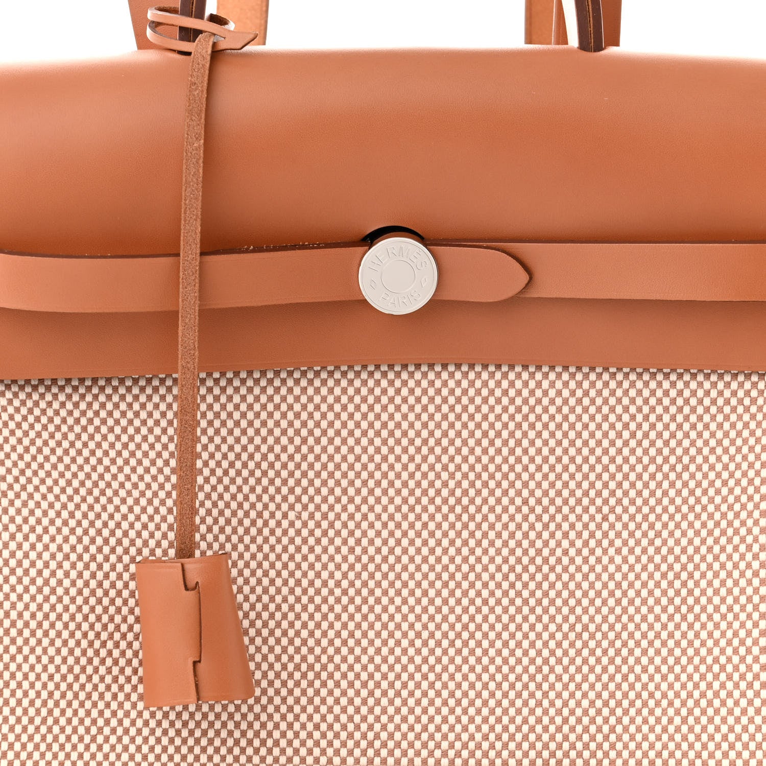 Hermes Vache Hunter Criss Viking Herbag a Dos Retourne Backpack Ecru Beige Naturel 9 of 12