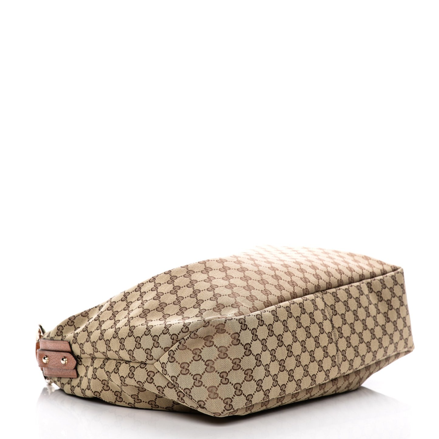 Monogram Large Horsebit Chain Hobo Brown