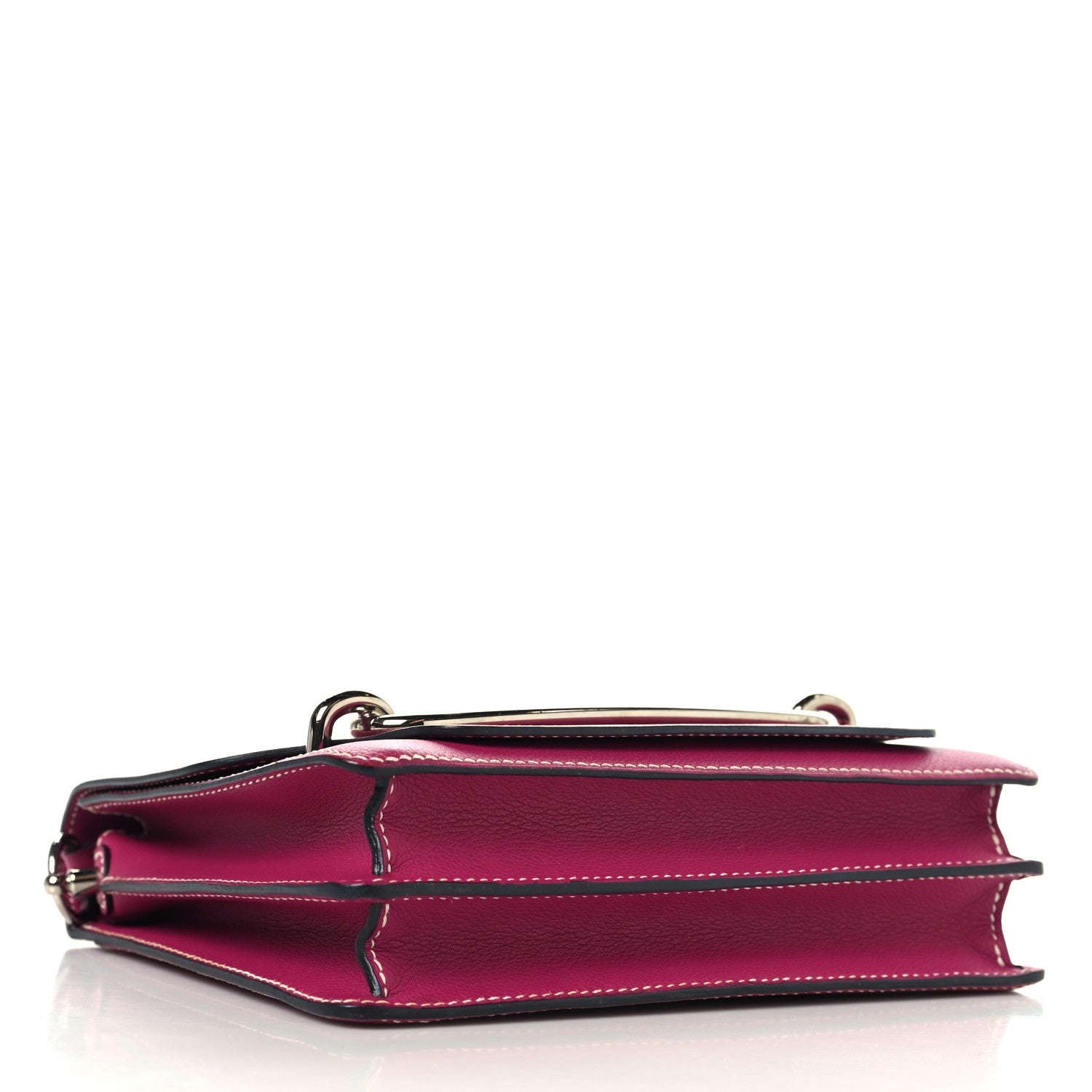 Hermes Evercolor Sac Roulis 23 Rose Pourpre 4 of 11