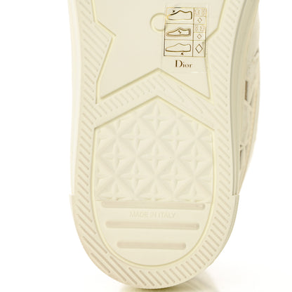 Christian Dior Canvas Embroidered Womens Walk'n' Dior Star High Top Sneakers 36.5 White Gold 11 of 18