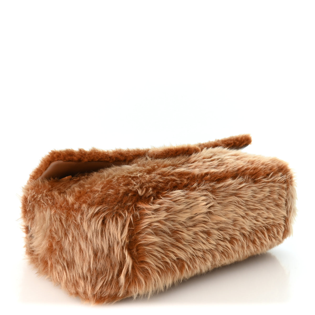 Chanel Shearling Lambskin Small Souplissimo Maxi Flap Brown 4 of 10