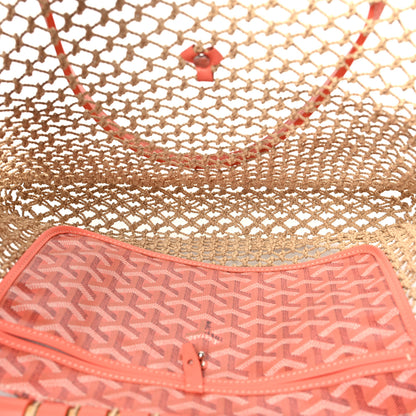 Goyard Goyardine Net Aligre Tote Coral 5 of 9