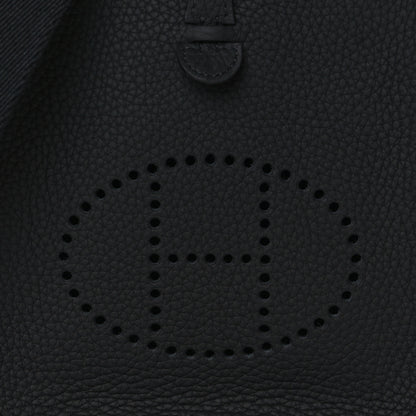 Hermes Taurillon Clemence Evelyne TPM Black 8 of 11