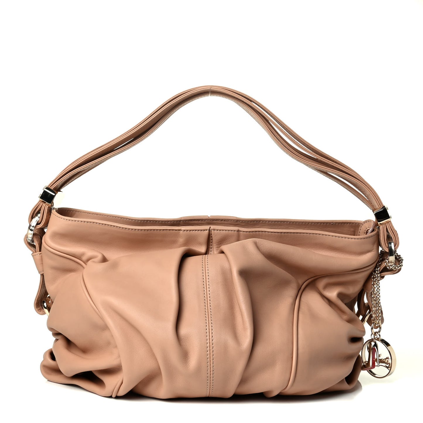Calfskin Piercing Softy Hobo Nude