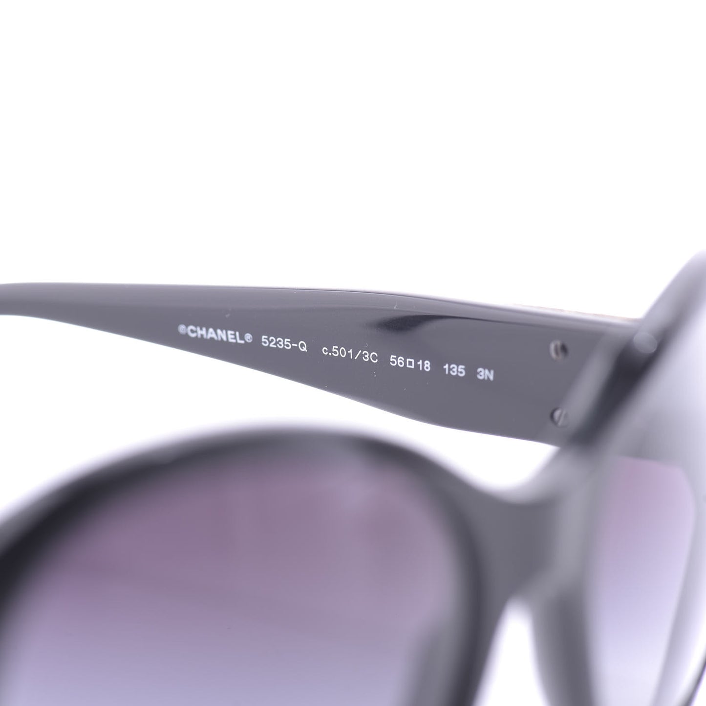 Acetate CC Turnlock Sunglasses 5235-Q Black Beige