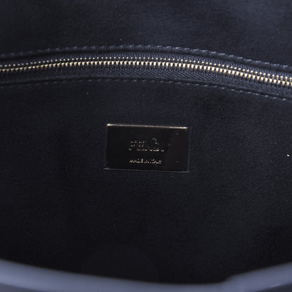 Fendi Vitello Glacier Medium FF Tote Black 9 of 10