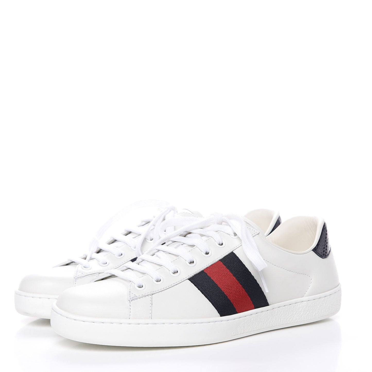 Miro Soft Calfskin Ayers Web Mens Ace Sneakers 8 White Blue