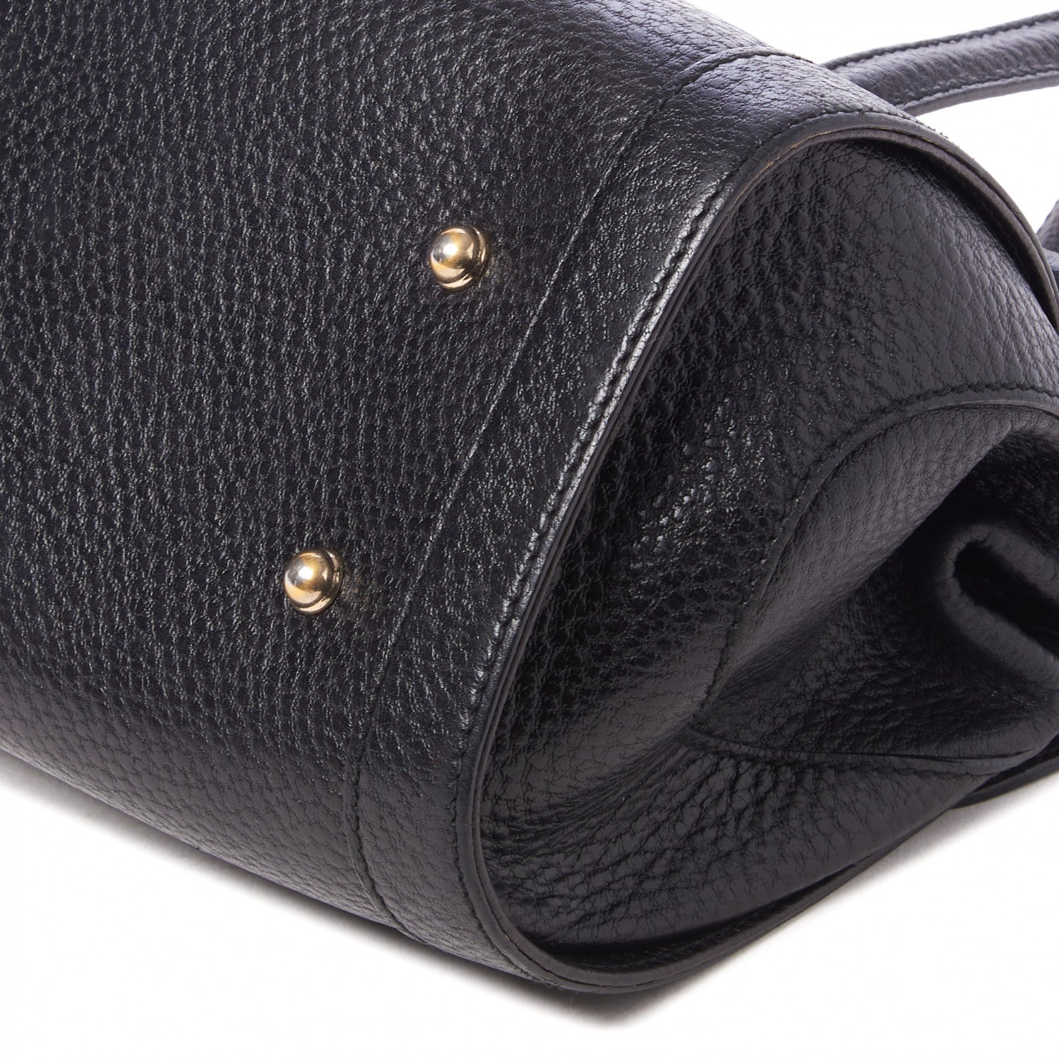 Gucci Calfskin Bamboo Bullet Black 5 of 8