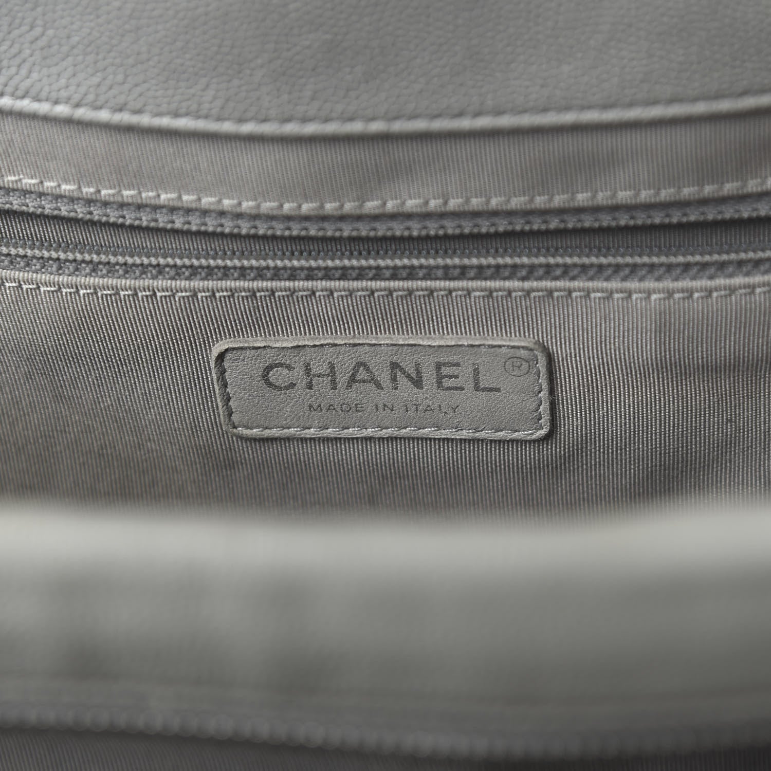 Chanel Caviar Quilted Large Urban Companion Top Handle Shopping Tote Grey 9 of 12