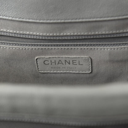 Chanel Caviar Quilted Large Urban Companion Top Handle Shopping Tote Grey 9 of 12