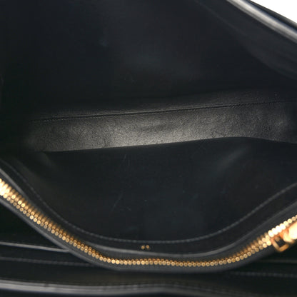 Celine Satinated Calfskin Medium 16 Top Handle Bag Black 5 of 10