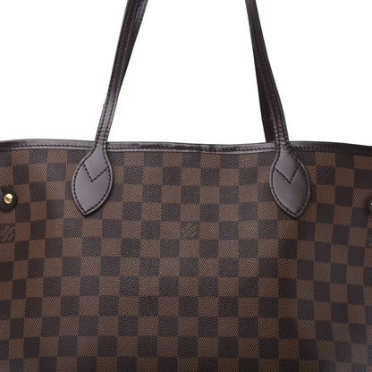 Louis Vuitton Damier Ebene Neo Neverfull MM Rose Ballerine 13 of 13