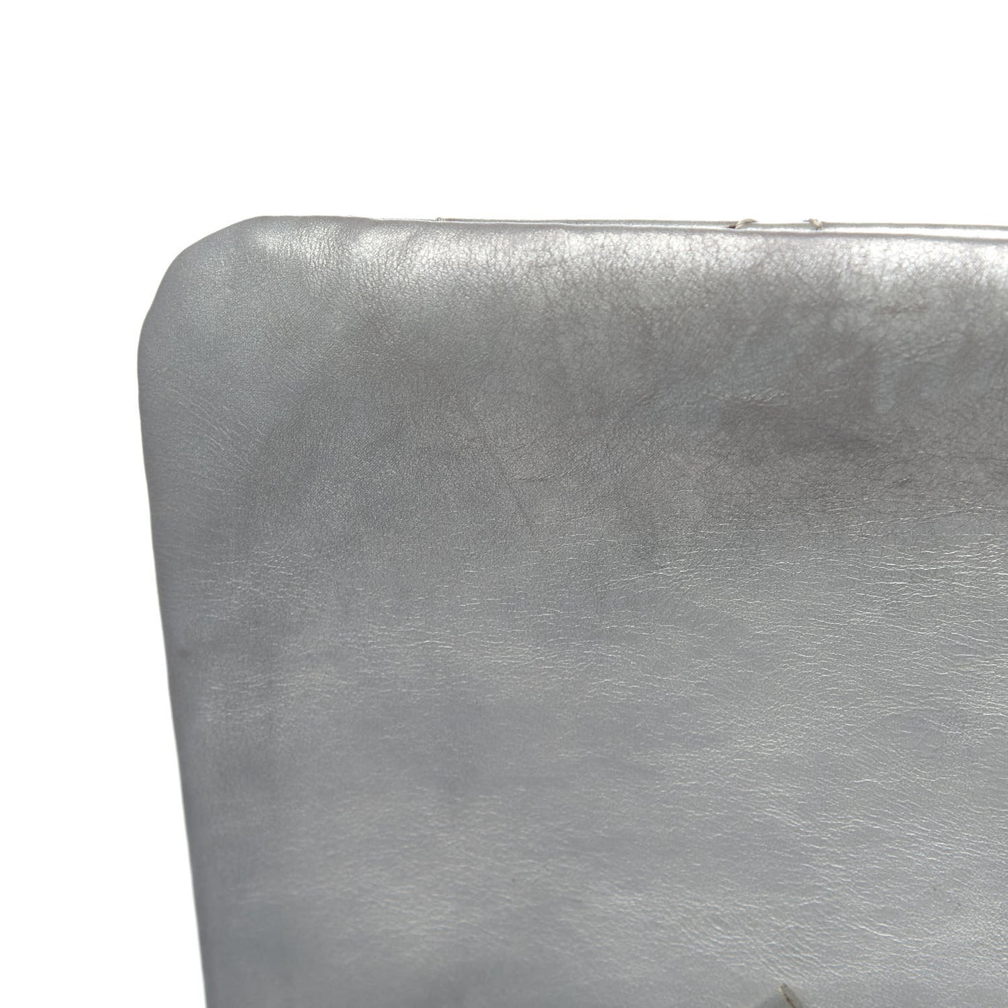 Metallic Aged Calfskin Quilted 2.55 Reissue 227 Flap Silver