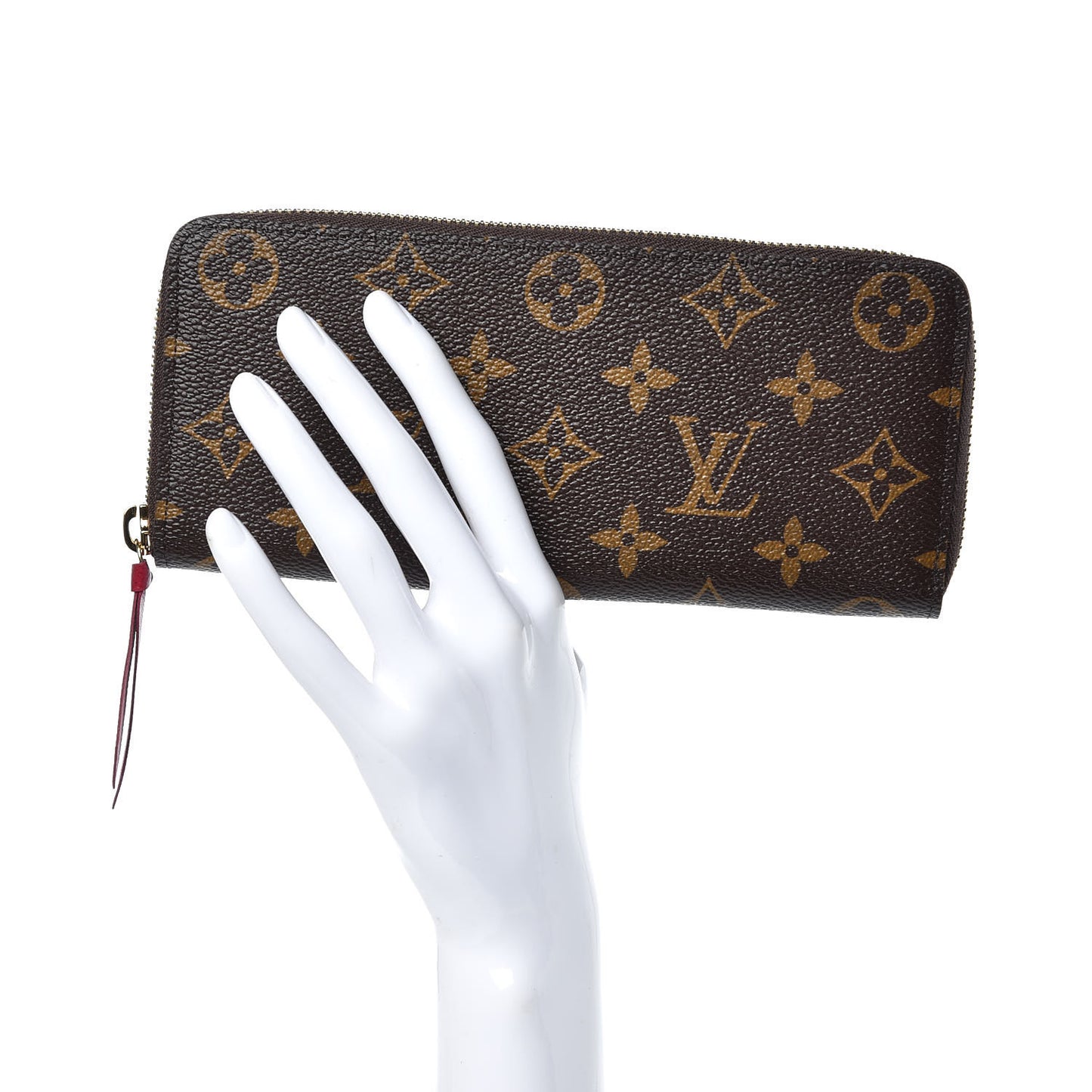 Monogram Clemence Wallet Fuchsia