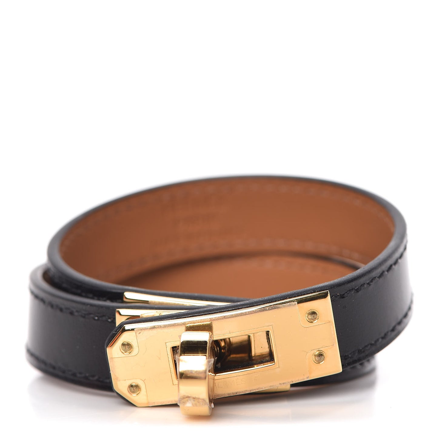 Box Kelly Double Tour Bracelet XS Black