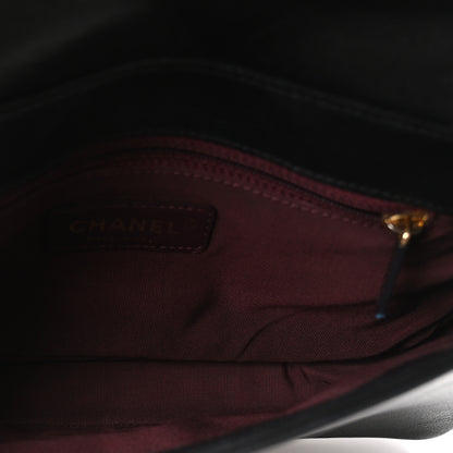Chanel Sheepskin Quilted Small Vintage Mademoiselle Flap Black 5 of 10